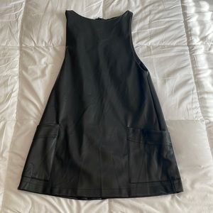 Leather dress